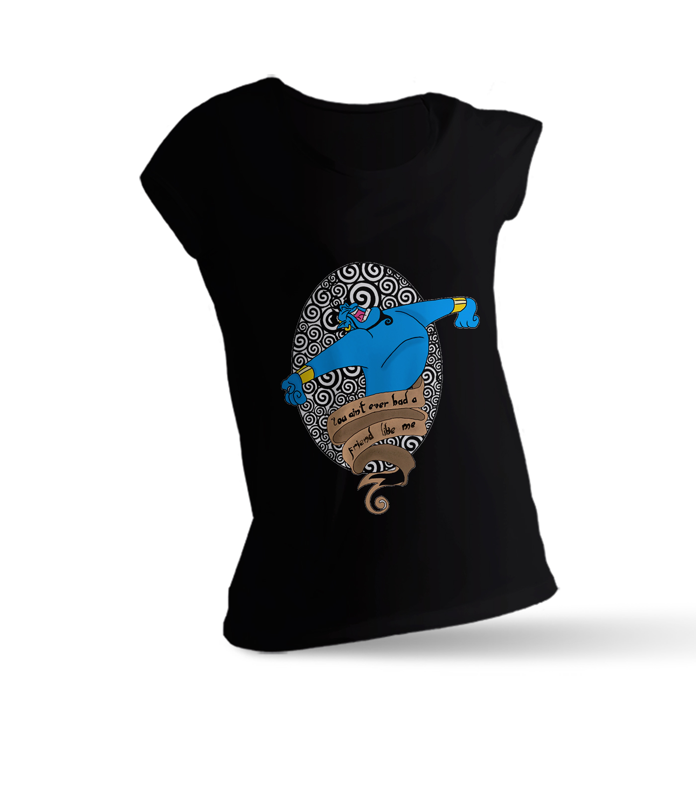 Orbita compuesto Para buscar refugio Camiseta inspirada en Aladdin. Varios colores. Modelo mujer – Buy Bonum